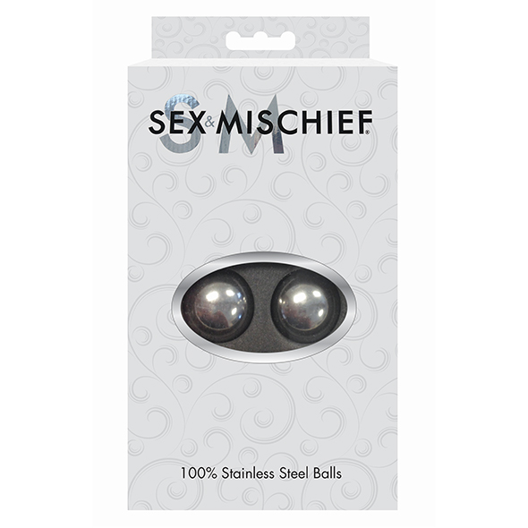 Boules de geisha en acier SEX & MISCHIEF "Stainless Stelle Balls"