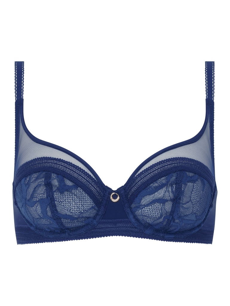 Soutien-gorge armaturé CHANTELLE "True Lace" C11M10 - Bleu danube 050