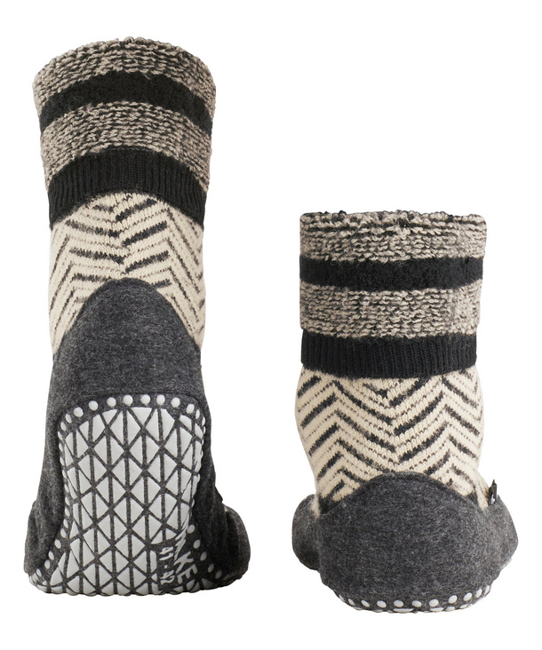 Chaussettes Hommes sans élastique Fantaisie FALKE "Herringbone"12492 - Black 3000