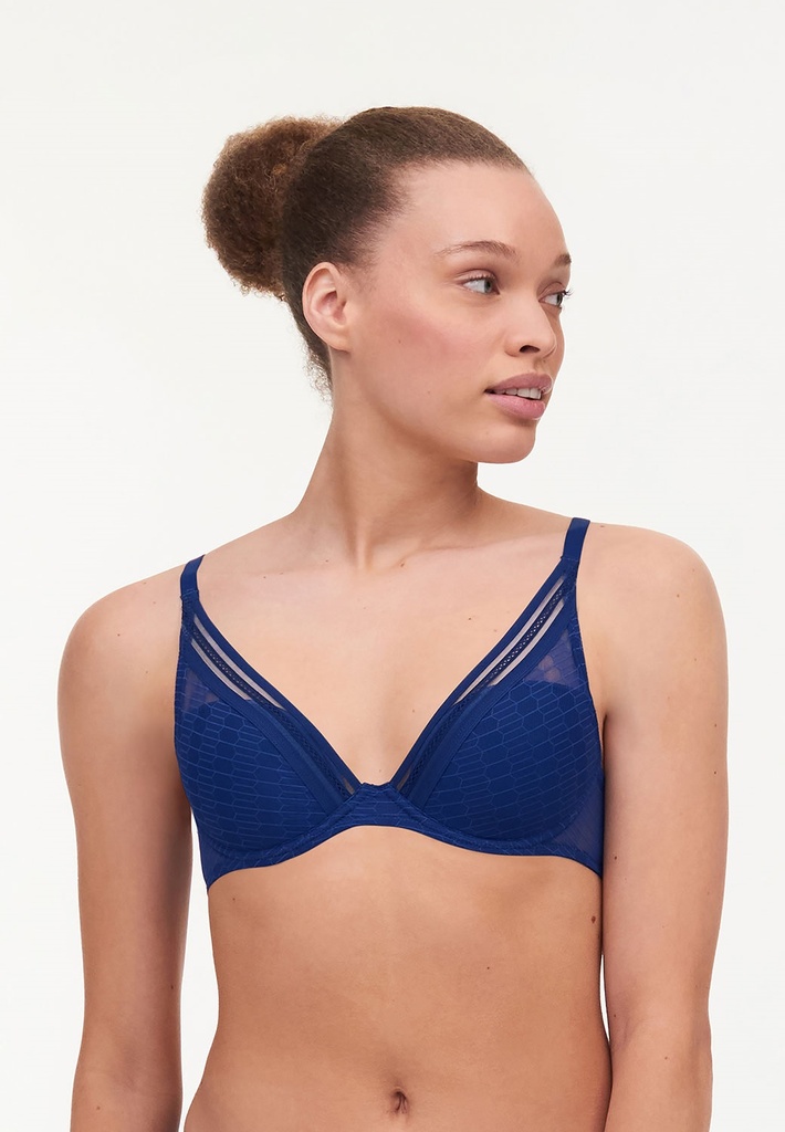 Soutien-gorge à coques plongeant PASSIONATA "Only Manhattan" P47J90 - Bleu danube 050