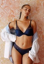 Soutien-gorge à coques plongeant PASSIONATA "Only Manhattan" P47J90 - Bleu danube 050