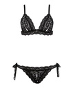 Ensemble Perles lingerie sexy AUBADE "Boite à Désir" P080E - Noir