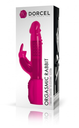 Vibromasseur triple stimulation DORCEL "Orgasmic rabbit" Rose (Emballage)