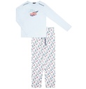 Pyjama long femme coton bio ARTHUR "Noël" MOL - Ivoire 2CVNOEL