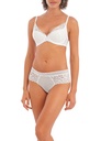 Soutien-gorge à coque rembourré plongeant WACOAL "Raffiné" WE148003 - Blanc WHI