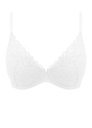 Soutien-gorge à coque rembourré plongeant WACOAL "Raffiné" WE148003 - Blanc WHI