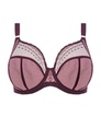 Soutien-gorge armature plongeant spécial poches profondes ELOMI "Matilda" EL8900 - Wine diamond WID