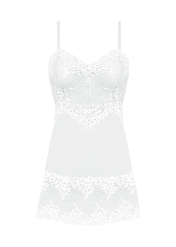 Nuisette dentelle stretch WACOAL "Embrace Lace" WA814191 - Blanc 135