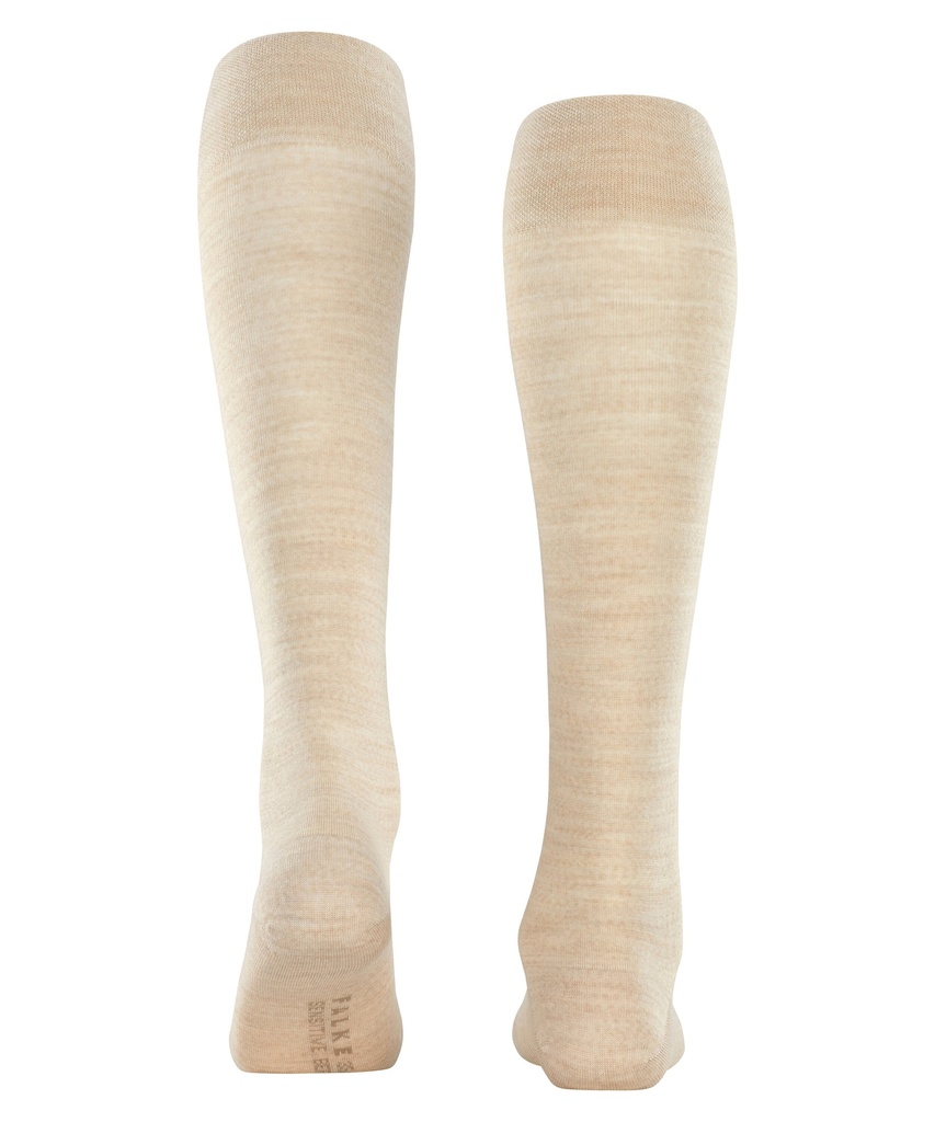 Chaussettes mi-bas dame FALKE "Berlin Sensitive" 46229 - Linen mel 4541