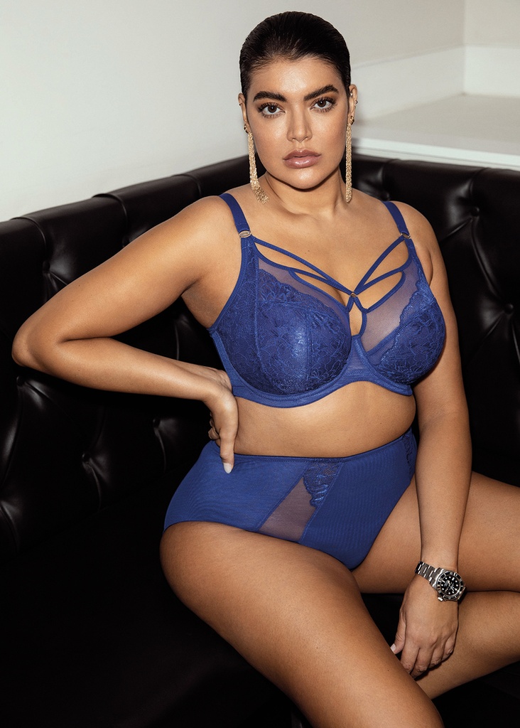 Soutien-gorge armature spécial poches profondes ELOMI "Brianna" EL8080 - Lapis LAS