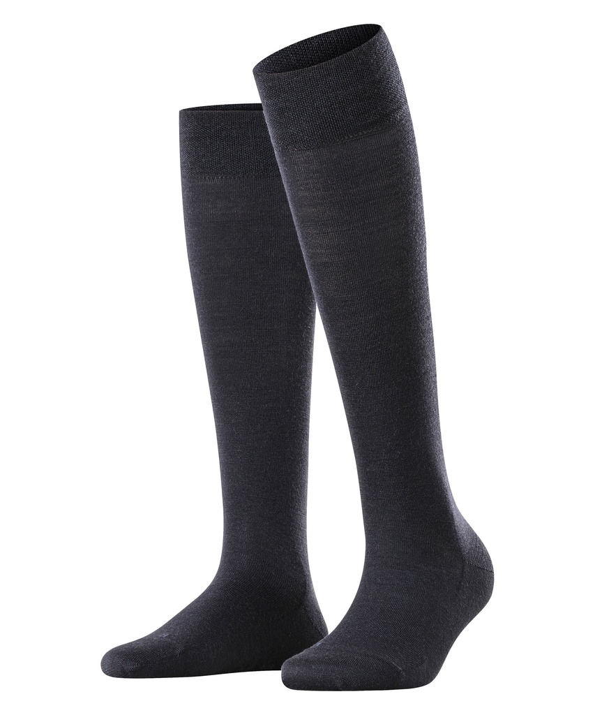 Chaussettes mi-bas dame FALKE "Berlin Sensitive" 46229 - Dark navy 6370