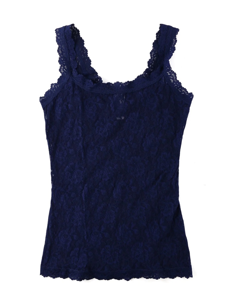 Top sans manches dentelle stretch HANKY PANKY "Classic Cami" 1390L - Navy