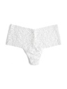 String taille haute dentelle stretch HANKY PANKY "Retro Thong" 9K1926 - Blanc