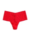 String taille haute dentelle stretch HANKY PANKY "Retro Thong" 9K1926 - Red