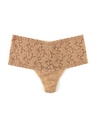 String taille haute dentelle stretch HANKY PANKY "Retro Thong" 9K1926 - Suntan