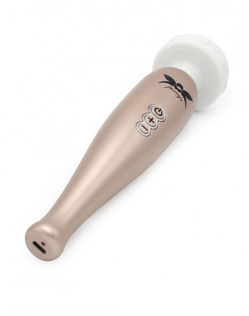 Vibromasseur Wand corps & clitoris rechargeable PIXEY "Recharge"