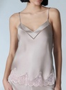 Ensemble top et shorty en soie SIMONE PERELE "Nocturne & Dream" 17F900 + 15B640 - Pierre de lune 777