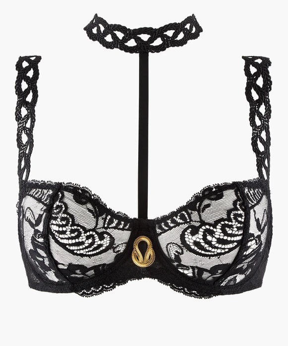 Soutien-gorge corbeille AUBADE "Precious Tale" REF14 - Noir mystique NOMY