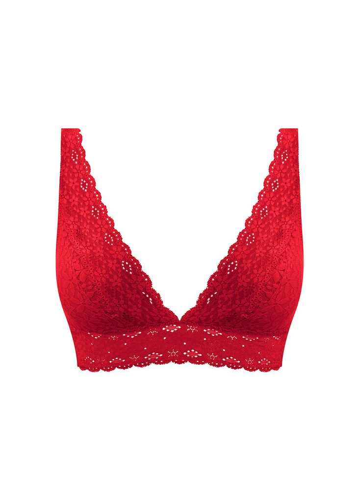 Soutien-gorge triangle sans armature WACOAL "Halo Lace" WA811205 - Barbados Cherry 602