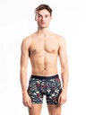 Boxer homme fantaisie en modal avec maintien intérieur LOIC HENRY "Graphic " KBM301V - Winter Multicolore