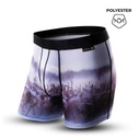 Boxer homme fantaisie en polyester avec maintien intérieur LOIC HENRY "Indentity" KBI059X - Husky Multicolore