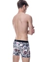 Boxer homme fantaisie en polyester avec maintien intérieur LOIC HENRY "Indentity" KBI040X - Butterfly Multicolore