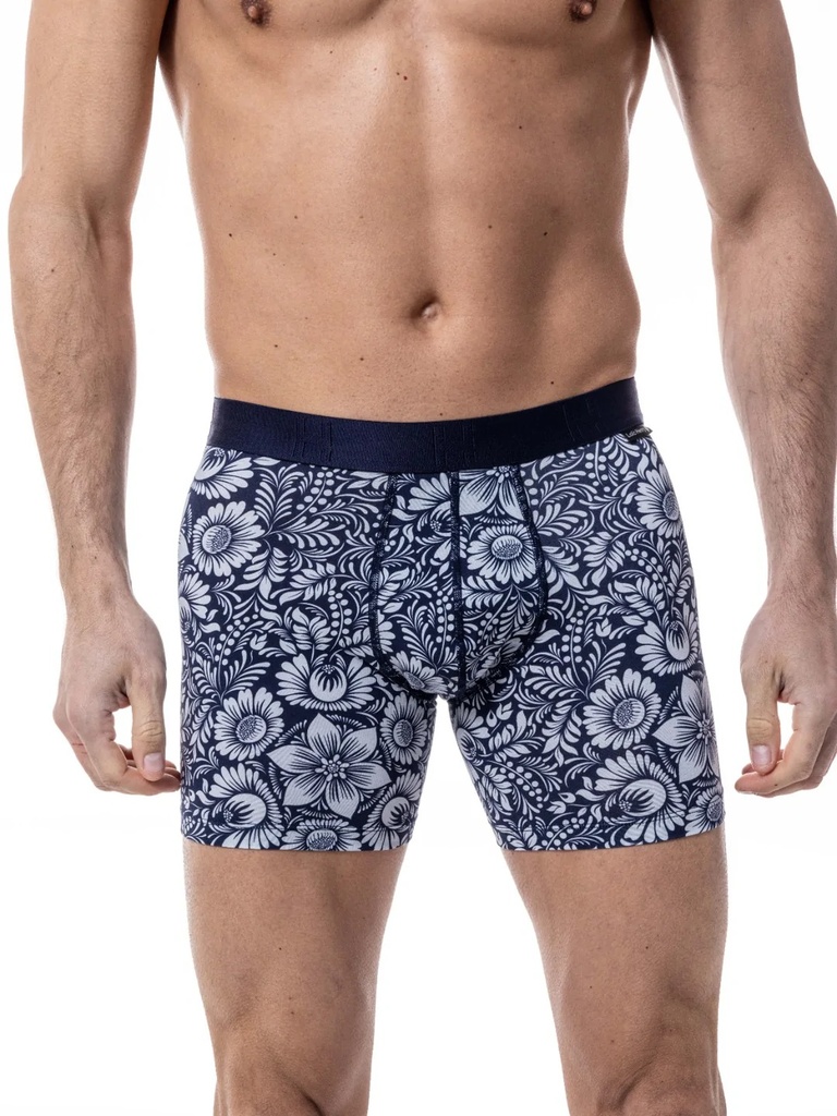 Boxer homme coton avec maintien intérieur LOIC HENRY "Every-D" BD100V - Navy