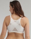 Soutien-gorge sans armatures ouverture devant PLAYTEX "Ideal posture" P08GB - Nacre 03Z