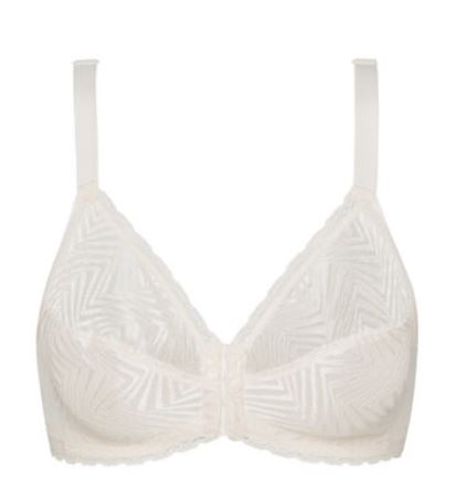 Soutien-gorge sans armatures ouverture devant PLAYTEX "Ideal posture" P08GB - Nacre 03Z