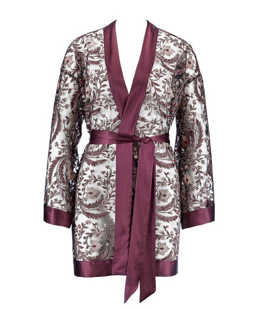 Kimono AUBADE "Persian Dream" RU65 - Wineberry WIBE