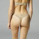 Tanga SIMONE PERELE "Délice" 12X700 - Peau 709