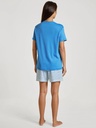 Pyjama dame short 100% coton CALIDA "Daylight Dreams" 42154 - Azurit Blue 474
