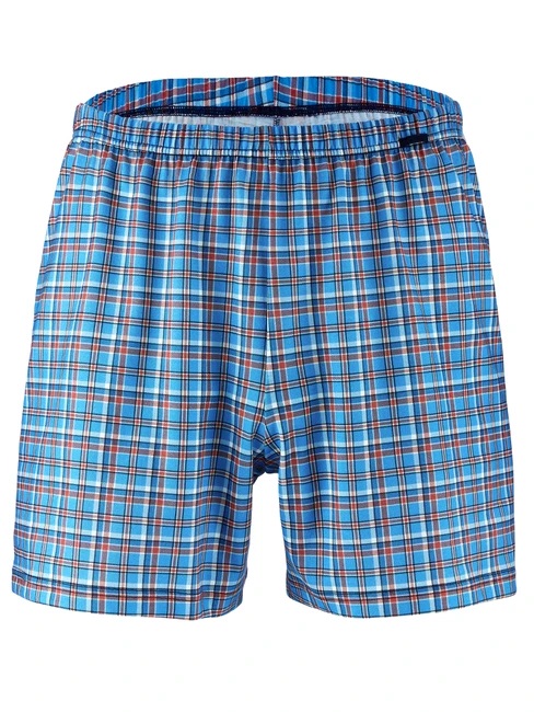 Boxer short homme fantaisie 100% coton CALIDA "Prints" 24389 - Azurit Blue 474