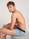 Boxer homme fantaisie coton CALIDA "Cotton Code Design" 26685 - Tempest Blue 533