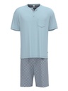 Pyjama short homme 100% coton CALIDA "Relax Choice" 42086 - Tempest Blue 533