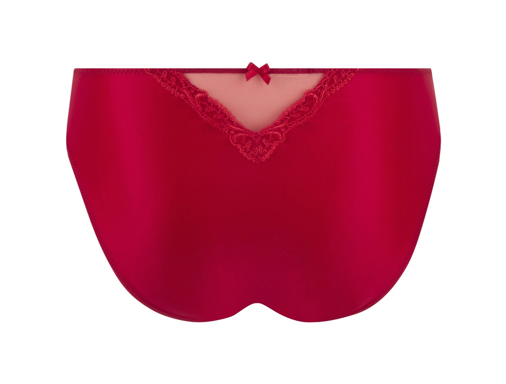 Slip Fantaisie LISE CHARMEL "Splendeur Soie" ACC0280 - Splendeur Rouge 2478