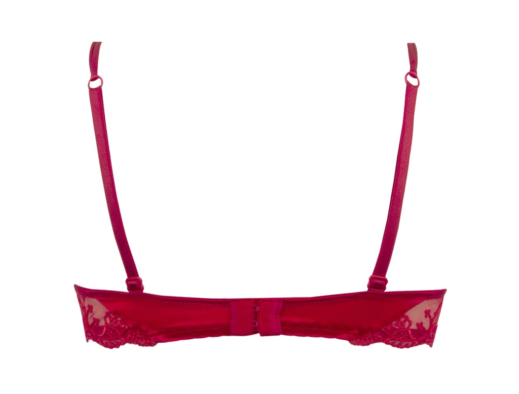 Soutien-gorge corbeille LISE CHARMEL "Splendeur Soie" ACC3080 - Splendeur Rouge 2478