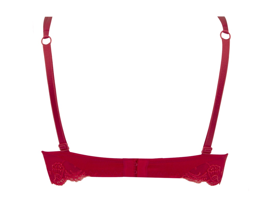 Soutien-gorge à coques progressives LISE CHARMEL "Splendeur Soie" ACC8580 - Splendeur Rouge 2478