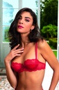 Soutien-gorge corbeille LISE CHARMEL "Splendeur Soie" ACC3080 - Splendeur Rouge 2478