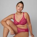 Soutien-gorge décolleté plongeant SIMONE PERELE "Exotica" 1B3319 - Framboise 364