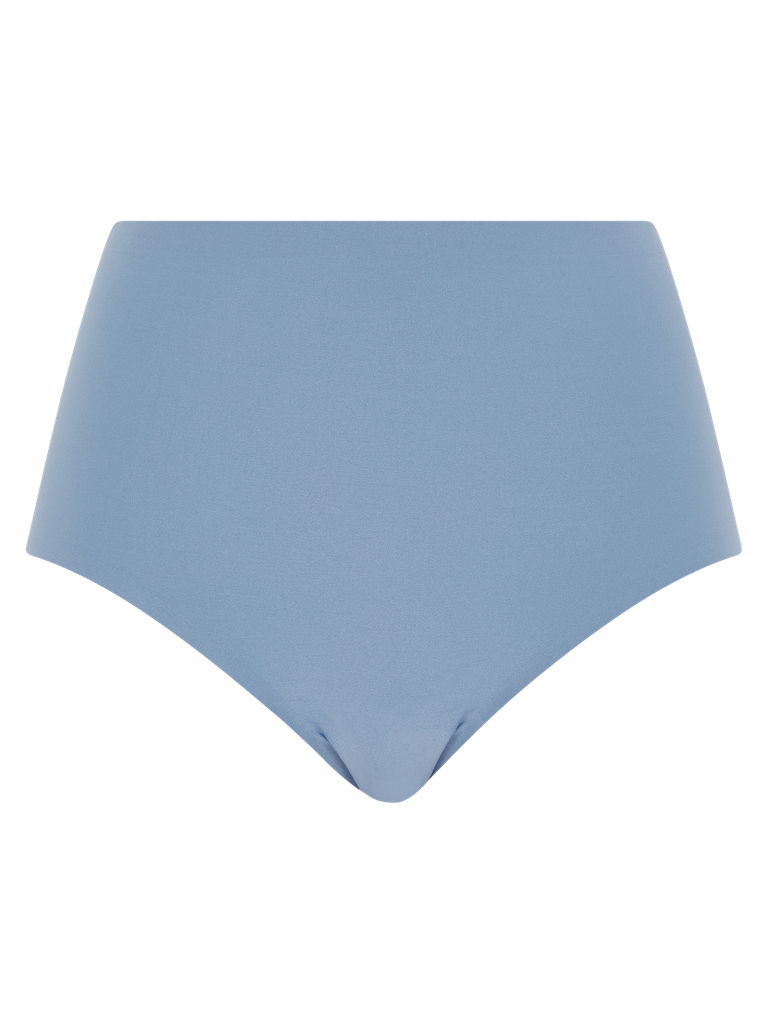 Culotte taille haute stretch invisible CHANTELLE "SoftStretch" C26470 - Bleu 0E9