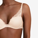 Soutien-gorge armatures plongeant PASSIONATA "Brooklyn" P57010 - Talc 0NL