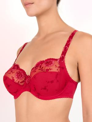 Soutien-gorge à armatures en 3 parties CONTURELLE "Provence" 0080505 - Rouge Tango 546