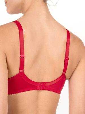 Soutien-gorge à armatures en 3 parties CONTURELLE "Provence" 0080505 - Rouge Tango 546