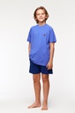 Pyjama short enfant WOODY "Toucan" 231-2-QTS-Z - Bleu 829