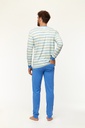 Pyjama homme WOODY "Baleine" 231-1-PLC-S - Rayé et bleu 904