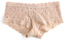 Shorty dentelle stretch HANKY PANKY "Boyshort" 4812P - Chai