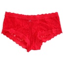 Shorty dentelle stretch HANKY PANKY "Boyshort" 4812P - Red