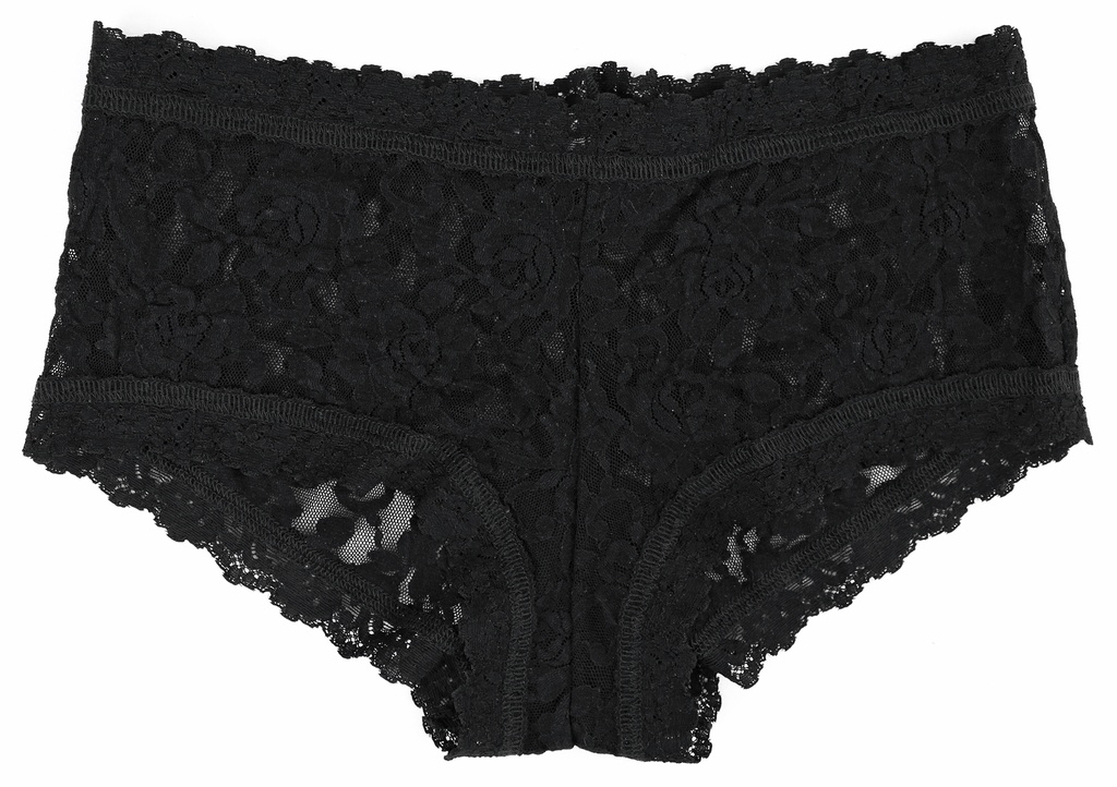 Shorty dentelle stretch HANKY PANKY "Boyshort" 4812P - Black