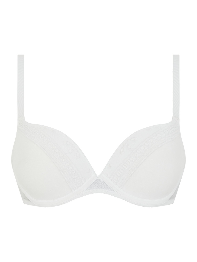 Soutien-gorge push up armature PASSIONATA "Prisca" P42L20 - Blanc 010